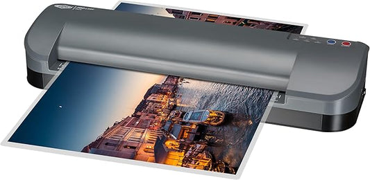 SINCHI 13-Inch Thermal Laminator & Foil Applicator, 3–10 Mil, 4-Roller, 55s Warm-Up, 40 in/Min, Auto Shutoff, Commercial-Grade Laminating Machine with 10 Pouches for Office, School, Crafts & DIY