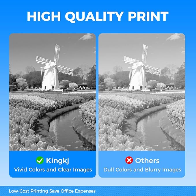 KingKJ B1260 B1265 Black Toner Cartridge 2-Pack High-Yield Replacement for Dell 1260 1265 331-7328 Toner Compatible for Dell B1260 B1260DN B1265DN B1265DFW B1265DNF Laser Printer Ink All-in-One Copier