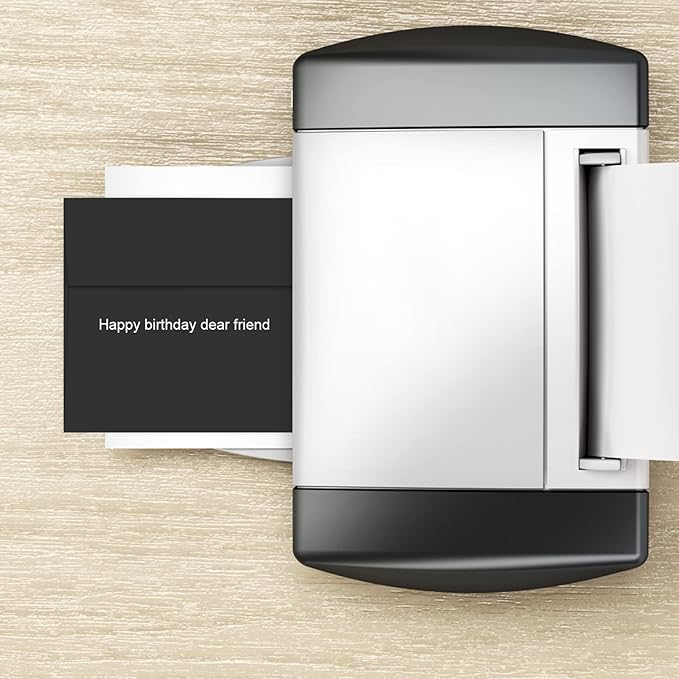 50 Packs 5x7 A7 Envelopes for Invitations, Photos, Greeting Cards - Self Seal for Weddings, Mailing (Black)