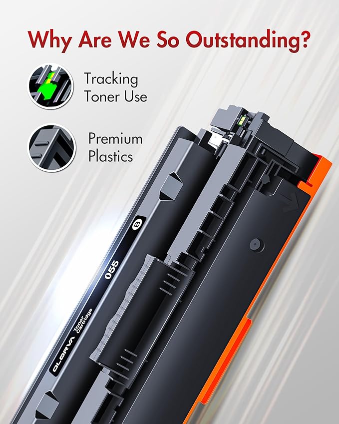 055 Black Compatible Toner Cartridges Replacement for Canon 055 Black 2 Pack 055H Compatible with Canon Mf743cdw Toner Cartridges, MF745Cdw, MF746Cdw Laser Printers