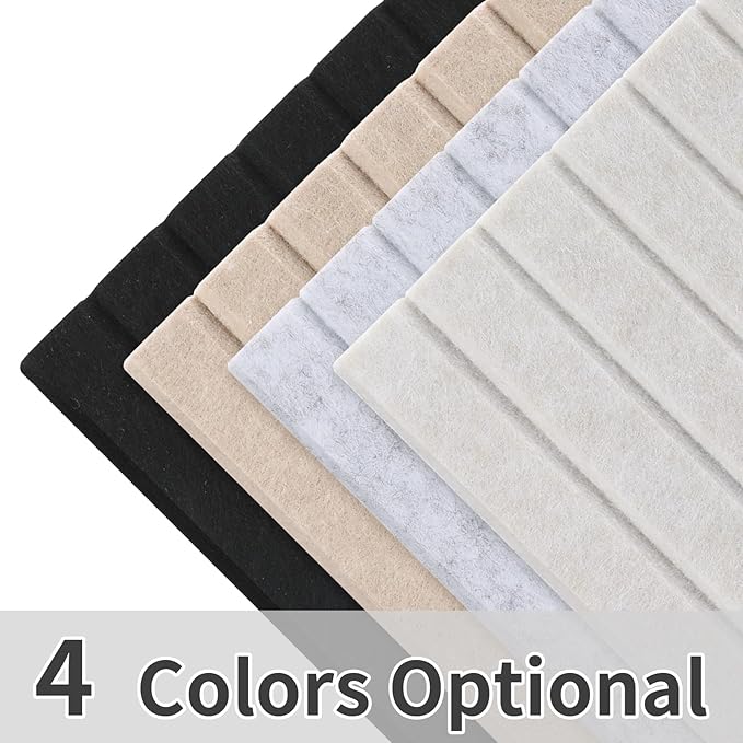 Smarpau Large Cork Board, Black Bulletin Board 48"x36", 12 Pack Pin Board Felt Wall Tiles with 50 Removable Adhesive Tabs 35 Pushpins, Cork Boards for Office Home School Decor