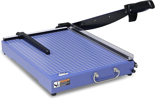 United Office Products T15 Commercial Guillotine Paper Trimmer, Sturdy Metal Base, 15" Cut Length, 15 Sheet Capacity, Paper Cutter for Offices, Schools and Crafts