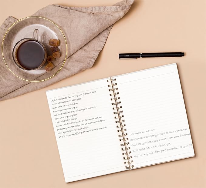 Initial S Notebook Journal,Personalized Teen Girl Gifts,Coquette Trendy Preppy Blue Bow Spiral Notebook,Monogrammed Gifts for Women Teen Girl,College Ruled Hardcover Spiral Notebook 5.5 x 8.3