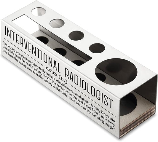 Interventional Radiologist Definition Gifts for Women, Men, Interventional Radiology Office Supplies Desk Decor Pen Pencil Holders WCC42