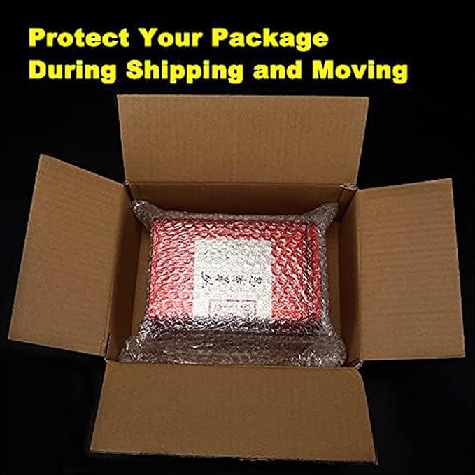 200Pcs Clear Bubble Out Bags, 15x20 CM Bubble Pouches Bags for Shipping, Double Wall Cushioning Wrap Bags for Moving Packaging Storage Fragile China Dishes Electronic Item