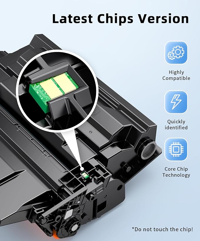 148A Toner Cartridge (with Chip) Compatible Replacement for HP 148 A 148X W1480A W1480X High Yield Black Toner Cartridge Use with Laserjet Pro 4001n 4001dn 4001dw MFP 4101fdw 4101fdn(2-Pack)