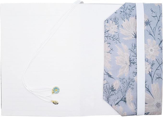 BLBMH A5 Book Covers for Paperbacks Book Cover Fit for 5.5x8.3 inch Adjustable Book Sleeve Cover for A5 Diary Books Fabric Softcover Protector for Notebook - Daisy