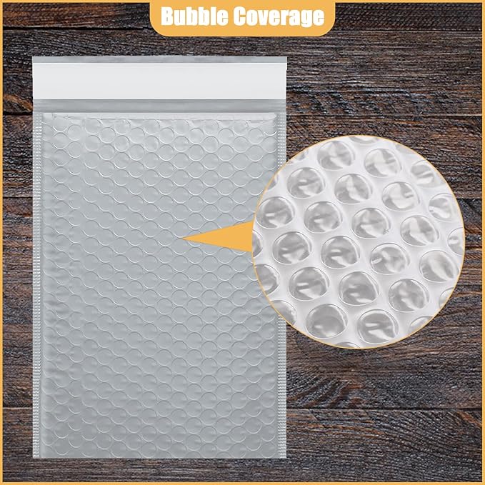 14.25in x 19in Bubble Mailer, Gray Poly Mailer, Padded Envelope, Shipping Envelope, Waterproof, Self-Sealing, For Small Business, Shipping, Mailing, Boutique Packaging(10PCS)