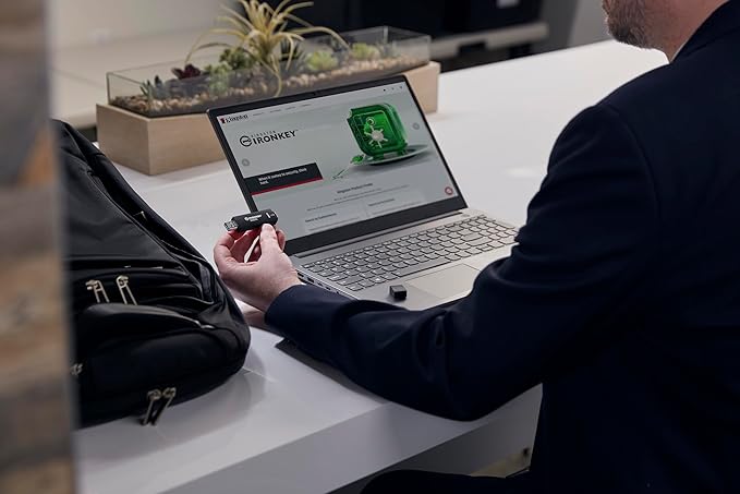 Kingston Ironkey D500S 32GB Encrypted Flash Drive | Dual Hidden Partition | FIPS 140-3 Level 3 | XTS-AES 256-bit | BadUSB and Brute Force Protection | Multi-Pin Option | IKD500S/32GB