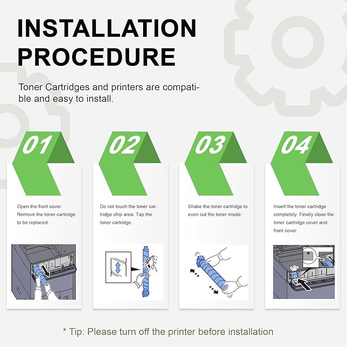 1 Pack Compatible TK8517 Cyan Toner Cartridge: Compatible TK8517C Toner Cartridge Replacement TK-8517C Toner for Kyocera Copystar CS-5052ci CS-6052ci TASKalfa 5052ci 6052ci Printer, Color 20500 Pages