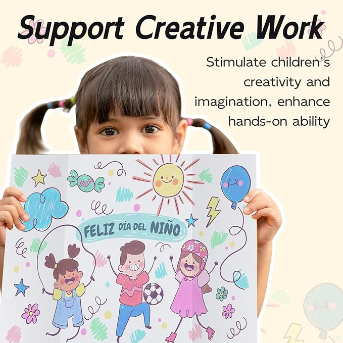 12 Pack Trifold Poster Board, 17x26 Inches White Presentation Board, Portable Display Board for Science Fair, School DIY Project and Business Exhibitions