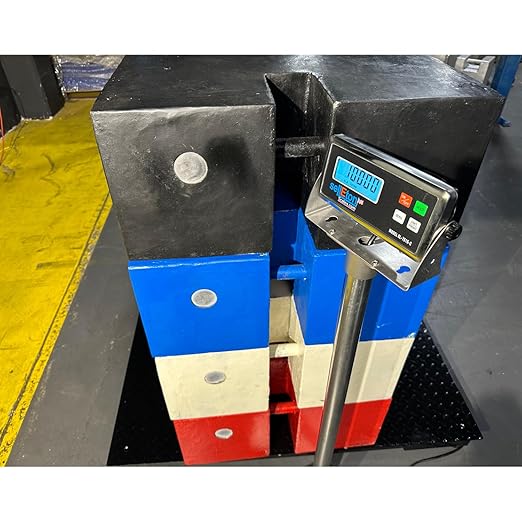 SellEton Non-NTEP Floor Scales, Accurate Pallet Scales with Smart Digital Indicator for Warehouse Shipping and Medium Duty Industrial Weighing (48"x48", 2500 lb x 0.5 lb)