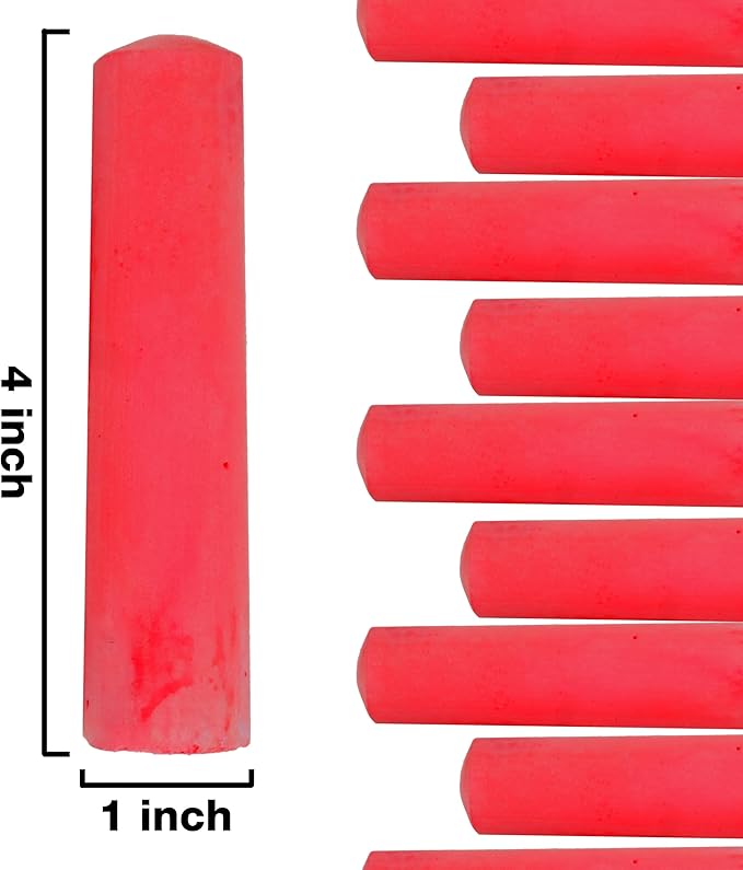 Kid Made Modern 60 Count Pack of Sidewalk Chalk (Red)