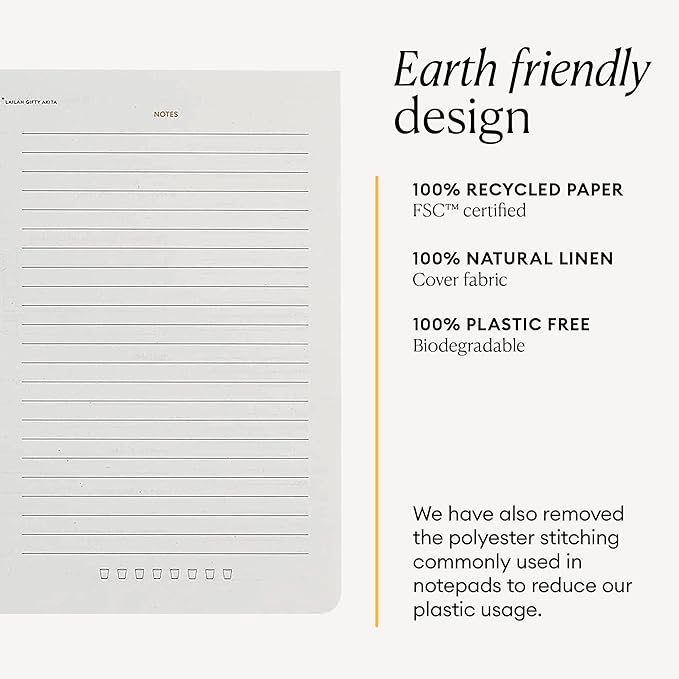 Intelligent Change - Daily Desk Pad, 3-Month Productivity Planner, Tear-Out Deskpad for to-Do List, Productivity Tools for Time Management and Mindfulness, A4 Size, Black