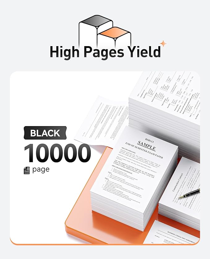 90A Black Toner Cartridge 1-Pack High Yield with Chip Replacement for HP 90A CE390A Toner Cartridges Compatible with HP Laser Jet Enterprise 600 M601 M602 M603 M4555 MFP M602x M602n M603dn Printer Ink