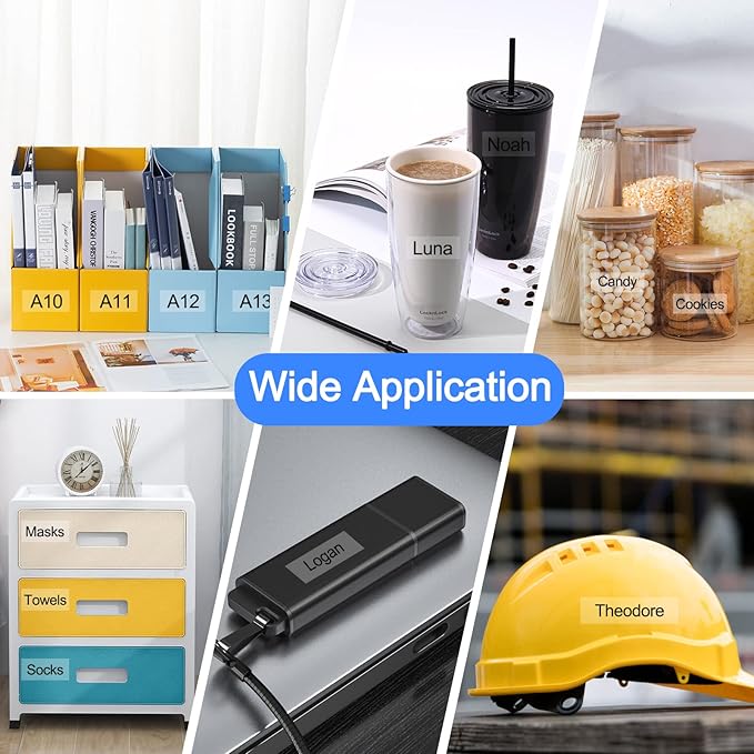 6PK Compatible for Brother P-Touch Label Maker Tape TZe-141 TZ-141 TZe141 TZ141 Black on Clear 18mm 3/4 inch 0.7'' x 26.2ft Laminated TZe TZ Label Tape for PT-H500 PT-910BT PT-530 PT-550