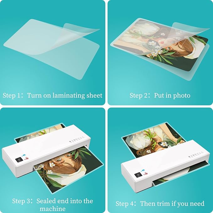 Thermal Laminating Pouches 5 mil, Clear 9 x 11.5 Inch Laminating Sheet Paper for Thermal Laminator, Holds 8.5 x 11 Inch Letter Size Sheets (30 Pack)