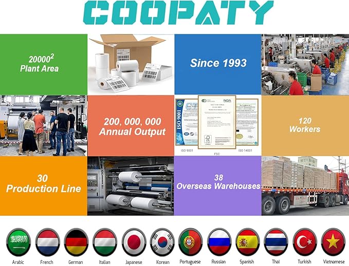 8.5" x 11" Shipping Labels Full Sheet Labels, Self Adhesive Printable White Sticker Paper for Laser & Ink Jet Printers (500 Labels)