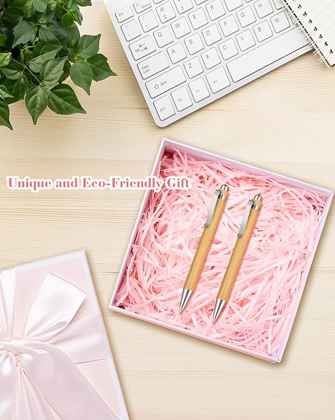 Bamboo Pens Bulk Wooden Bamboo Pens Engraving Wooden Ballpoint Pen Customizable Gift Pen Bulk 50pcs