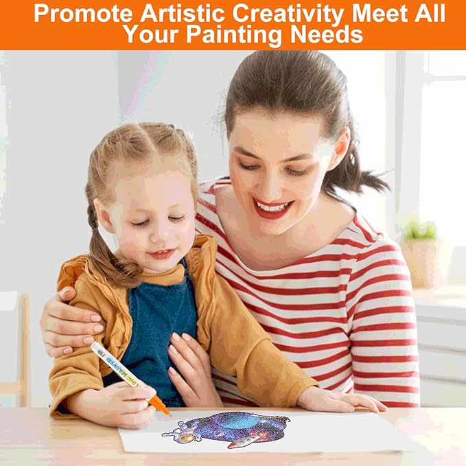 20pcs Outline Marker, Marker Pen for Highlight, Dual-Line Highlighter Outline Marker Set, Metallic Paint Markers for Black Paper Pens Glitter Markers Scrapbook Supplies