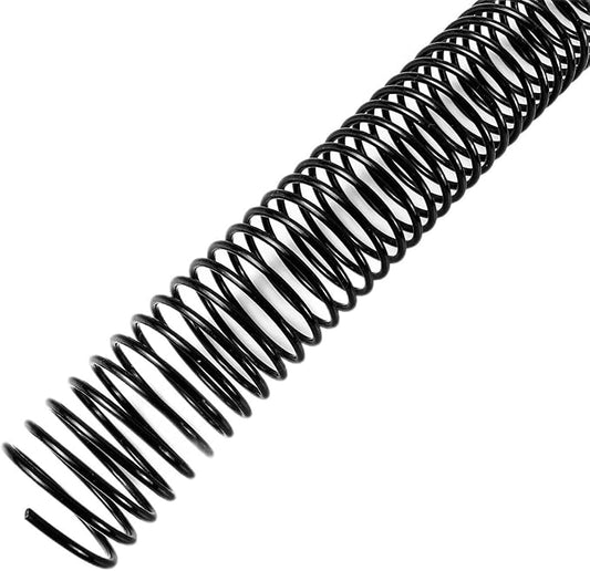 Binditek 50 Pack Plastic Spiral Binding Coils, 32mm (1-1/4"), 280 Sheet Capacity, 4:1 Pitch, Black, 48 Loops, for Letter Size, for Students and Coworkers