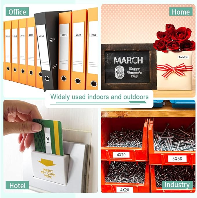 6-Pack Tz 12mm 0.47" Label Tape Compatible for Brother Tze135 Tze335 Tze435 Tze535 Tze735 P Touch Tze Label Tape 12mm 1/2" Laminated Multi-Color for PTD210 PTH110 PTD220 PTD400 PTD600 PT2040