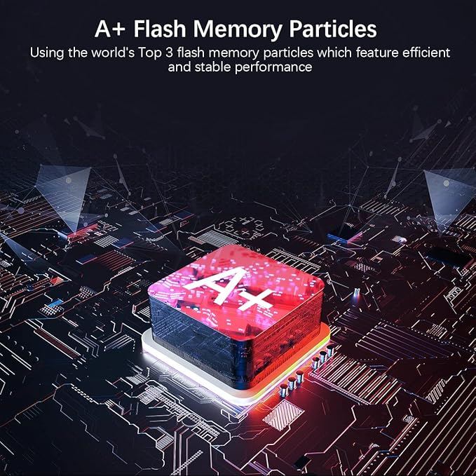 1TB Portable External SSD USB 3.1 Type C Flash Drive External Solid State Drive, Portable SSD Type A to C Cable for PC/Laptop/Mac/Android/Linux