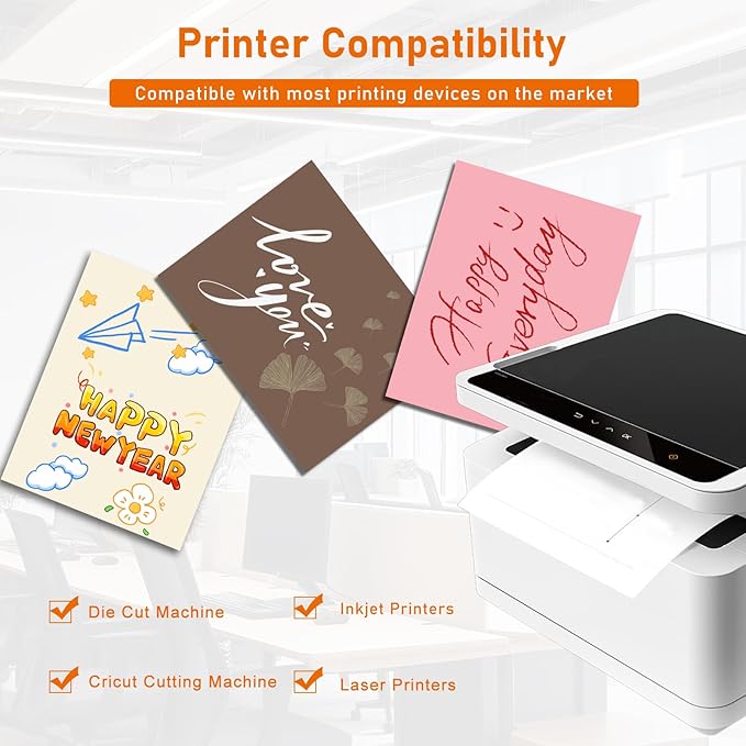 100 Sheets Candy Pink Cardstock 8.5 x 11 Craft Paper, 75lb Premium Certificate Paper Card Stock for Wedding Invitations, Graduations, Memus, DIY Making Cards, Party Decorations