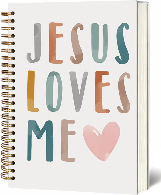 Bible Notebook, A5 Spiral Christian Journal with Floral Pink Butterfly Notebook, Bible Verse-God Says You Are, Inspirational Notebooks for Women, Bible Study, Gift for Birthday Christmas