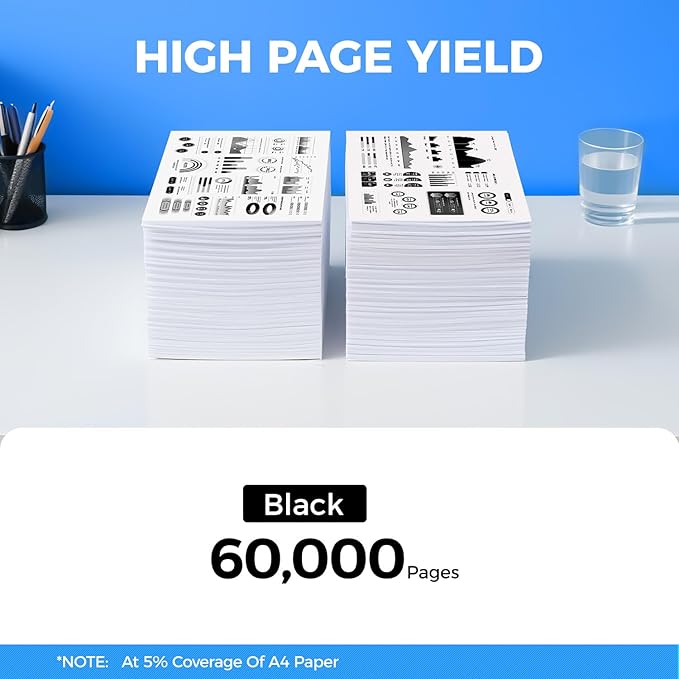 B2360 KVK63 Drum Unit (Not Toner) 1-Pack Replacement for Dell B2360 KVK63 Image-Drum Compatible with Dell B2360 B2360d B2360dn B3460dn B3465dn B3465dnf S2830 S2830dn Laser Printer All-in-One Copier