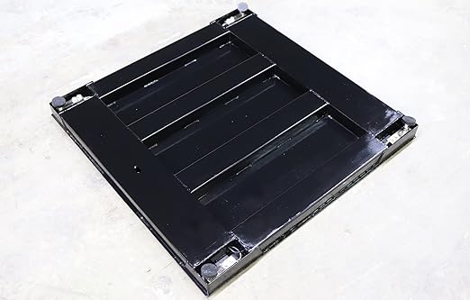 SellEton SL-5x5-2.5K Heavy-Duty, Industrial Floor Scale, Metal Indicator with Platform Scale (60" x 60",2500 lbs x 0.5 lb)