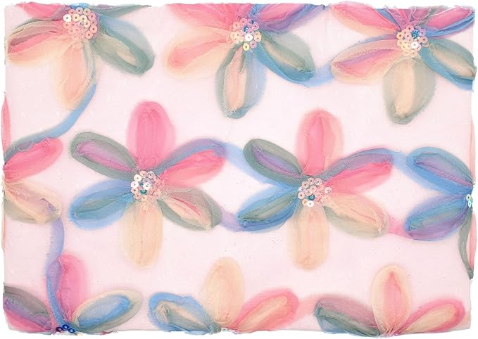 BLBMH A5 Book Covers for Paperbacks Book Cover for Privacy Fit for 5.5x8.3 inch Adjustable Book Sleeve Cover for A5 Books Fabric Softcover Protector for Notebook - Flower 8.3in