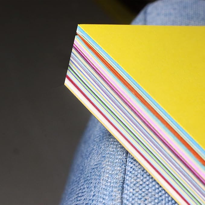 Colored Cardstock Paper, A4 Heavy Card stock 30 Assorted Colors for Cricut, Thick Paper for Card Making, Scrapbooking, Printer, Craft (80lb / 230gsm)