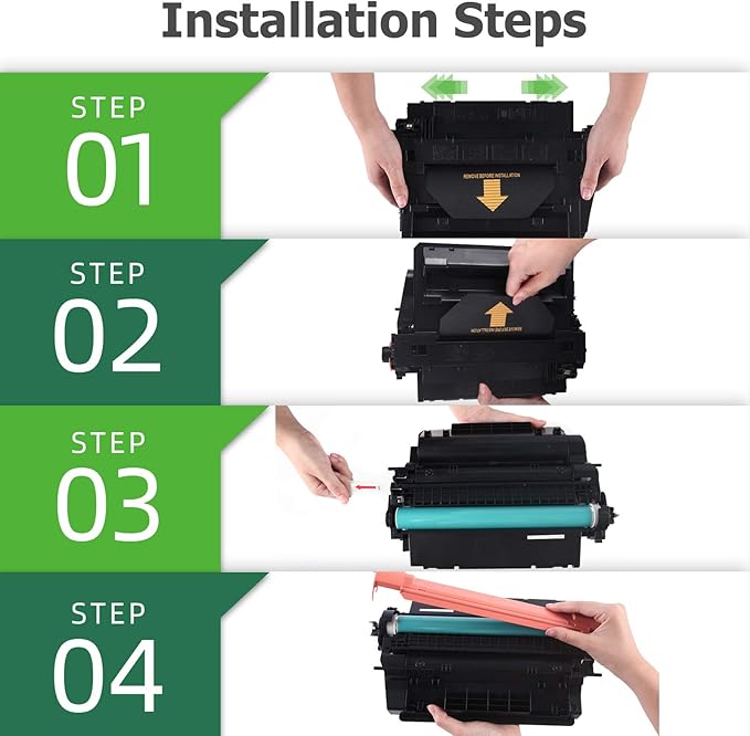 Aztech Compatible Toner Cartridge Replacement for HP CE255X 55X CE255A 55A LaserJet Enterprise P3015dn P3015x LaserJet Pro 500 MFP M521dn M521dw (Black, 2-Packs)