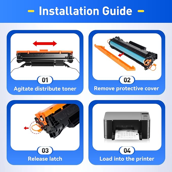 141A W1410A Toner Cartridge Black 2-Pack (with chip) High Yield Replacement for HP 141A W1410A 141X W1410X Toner Cartridges Compatible with HP Laser Jet Pro M110w MFP M139w M140w Series Printer Ink