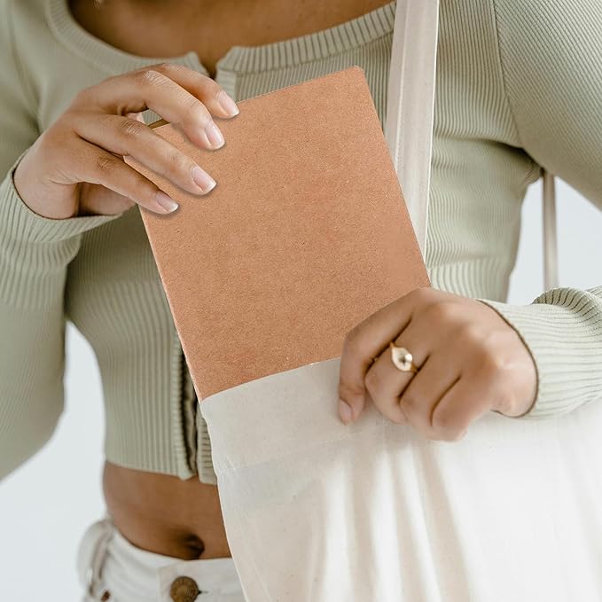 30 Pack Kraft Notebook Lined A5 Soft Cover Kraft Notebooks Journals Writing Diary Subject Notebooks 30 Sheets 60 Pages for Traveler Journal School Office Supplies