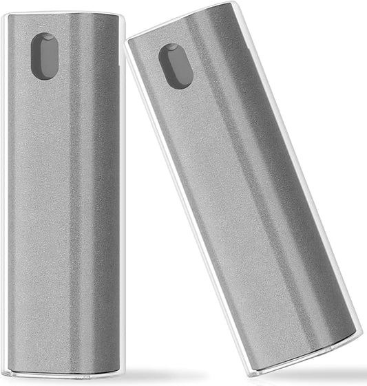 2 Pcs Fingerprint Proof Screen Cleaner Safe for All Phones Glasses Tablet Laptop TV Watch Screens (Light Grey)