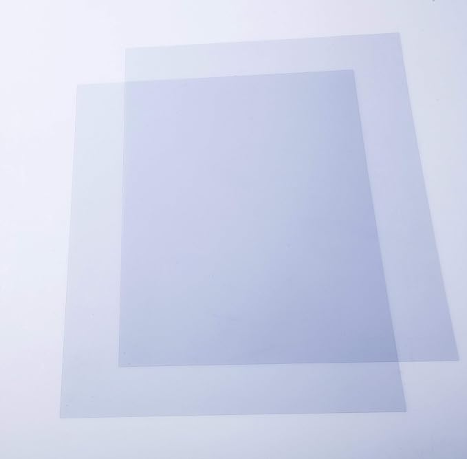 BNC 7 Mil 8-1/2 x 11 Inches, Letter Size PVC Binding Covers - Pack of 100, Clear