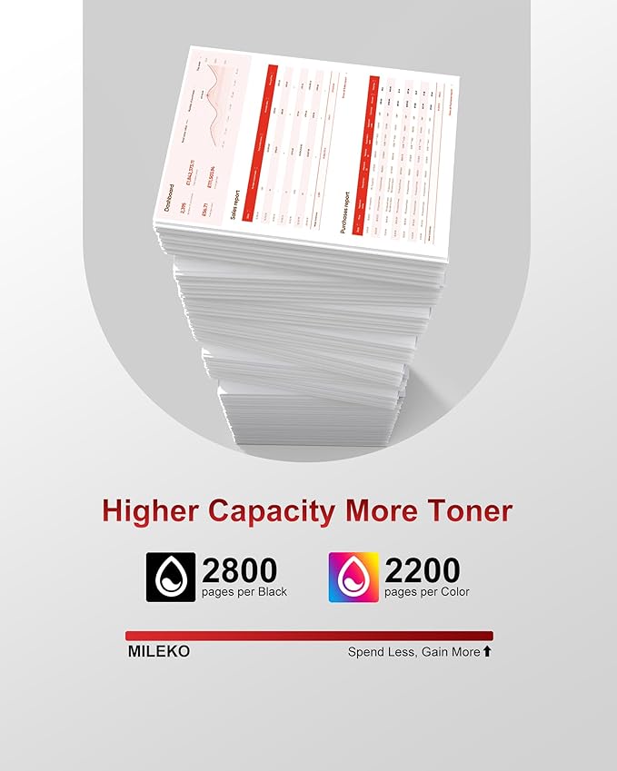 045H Toner Cartridge Set Compatible for Canon 045 Toner cartridges 045H CRG-045 for Canon MF632cdw Toner Work with Canon Color imageClass MF632Cdw MF634Cdw LBP612Cdw MF632 MF634 Laser Printer(4 Pack)