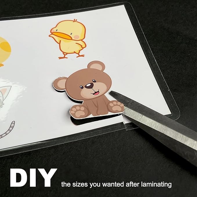 3 mil Thermal Laminating Sheets, Holds 8.5" x 11" Sheets, Thermal Laminating Pouches for Laminator, 9" X 11.5" Letter Size Thermal Laminating Paper, Round Corner 500 Pack