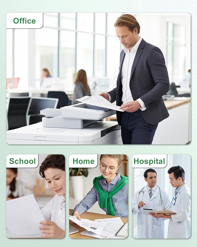 62XL Ink Cartridges Black and Color Remanufactured Replacement for HP Ink 62 HP62XL Combo Pack Compatible with Envy 7640 5660 5540 7645 5740 5746 OfficeJet 250 200 Mobile Printer, 2-Pack