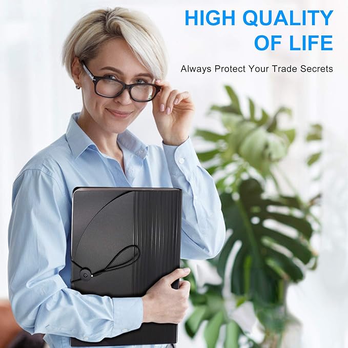 Accordion File Folder, 12 Pocket Expanding Desktop File Keeper with Labels, Portable Monthly Bill Receipt Document Storage Organizer, Letter/A4 Size