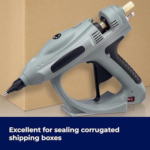 ASA Hot Glue Sticks for Glue Gun - 5/8" x 10" | High-Strength Hot Gun Sticks Adhesive for Corrugated Materials | Industrial Grade for Packaging & Woodworking | Pack of 106