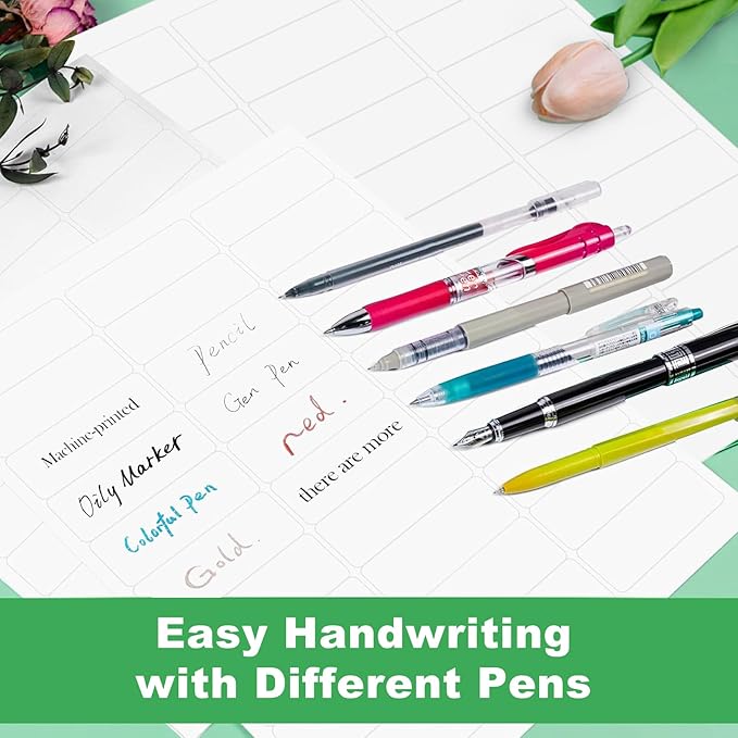 Address Labels 1" x 2-5/8" Mailing Labels for Envelopes, 900 White Printable Blank Label Stickers for Address, Mailing, Lase/Inkjet Printer, 8.5"×11" 30 Up Small Labels Per Sheet (30 Sheets)