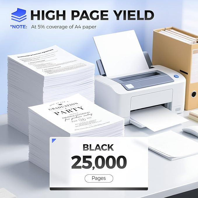 52D1H00 Toner Cartridge Black with chip 1-Pack Replacement Compatible with Lexmark MS710n MS710dn MS711dn MS810n MS810dn MS810de MS810dtn MS811n MS811dn MS811dtn MS812de MS812dn MS812dtn Laser Printer