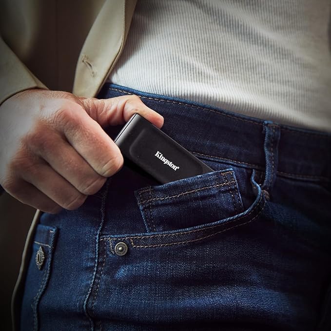 Kingston XS1000 1TB SSD | Pocket-Sized | USB 3.2 Gen 2 | External Solid State Drive | Up to 1050MB/s | SXS1000/1000G