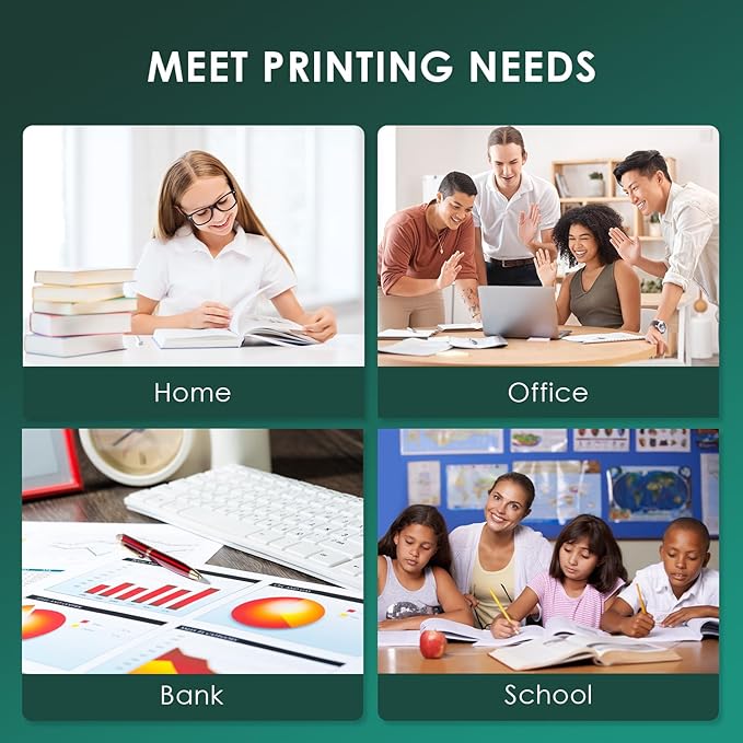 64XL Black Ink Cartridges Black Compatible for HP 64 XL High Yield Replacement for HP Printers 7858 7855 7120 7155 7158 7164 6255 6252 6232 Envy Inspire 7955e Tango X Printers