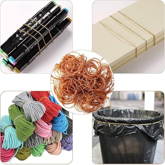 3" x 1/8'' - Size #32 - Rubber Band Depot - Everyday Rubber Bands, Business Bands - Approximately 90 Per Bag - 1/8 Pound Bag