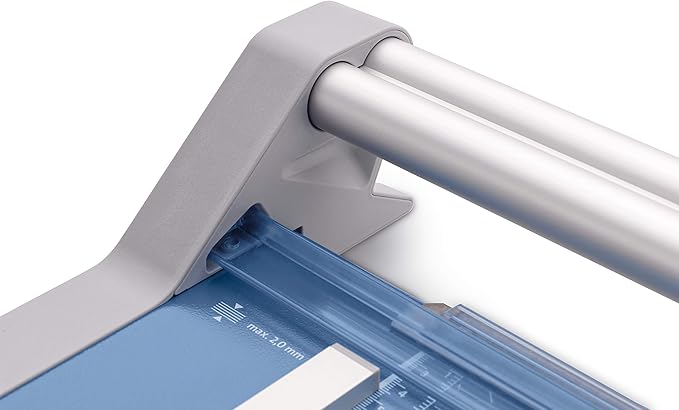 Dahle 556 Professional Rotary Trimmer, 37" Cut Length, 14 Sheet Capacity, Self-Sharpening, Dual Guide Bar, Automatic Clamp, German Engineered Paper Cutter