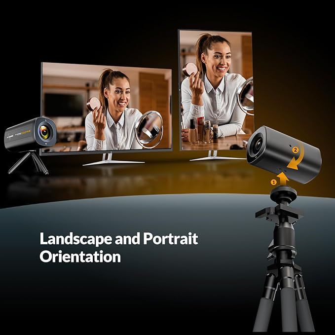 AVMATRIX Live Streaming Camera 10X Optical Zoom 75.4° Wide Angle ToF Auto Focus FHD 1080P 60fps Streaming Camera with USB3.0 & HDMI Out Work with OBS Zoom Teams YouTube/Twitch/Facebook Eagle T10